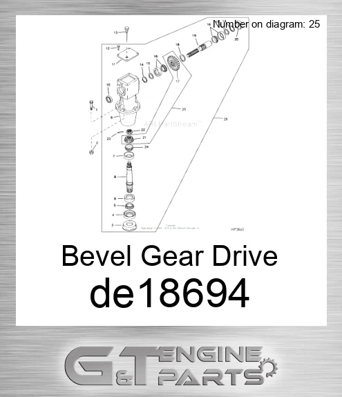 DE18694 Bevel Gear Drive