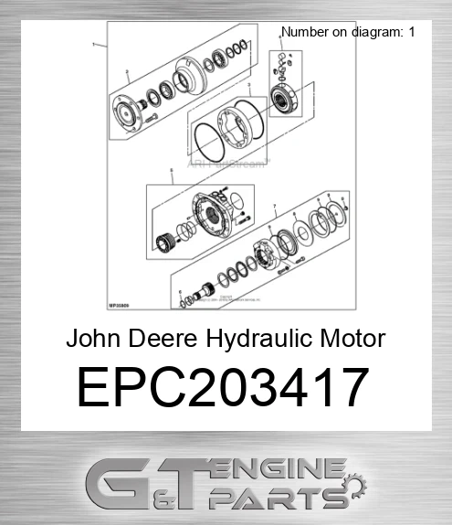EPC203417 Hydraulic Motor