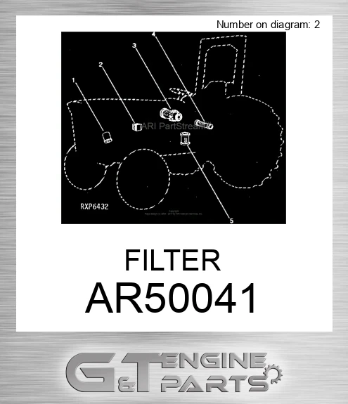 AR50041 John Deere Fuel Filter AR50041
