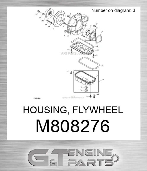 M808276 HOUSING, FLYWHEEL