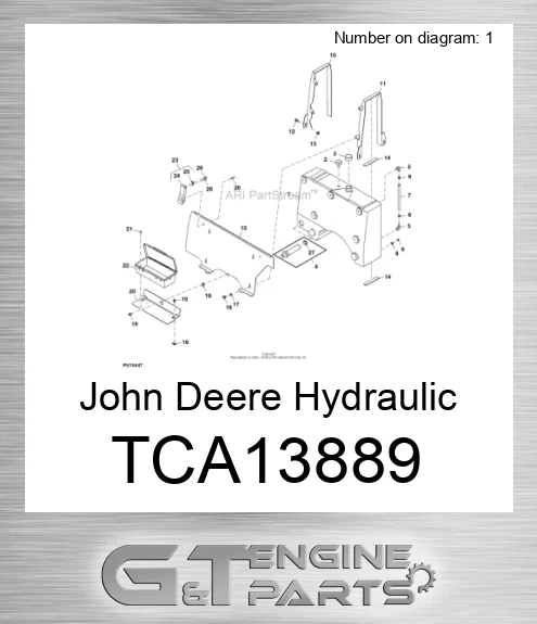 TCA13889 John Deere Hydraulic Reservoir TCA13889