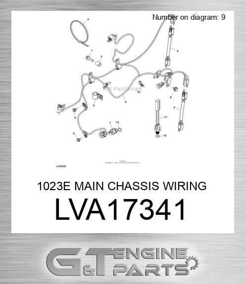 LVA17341 1023E MAIN CHASSIS WIRING HARNESS