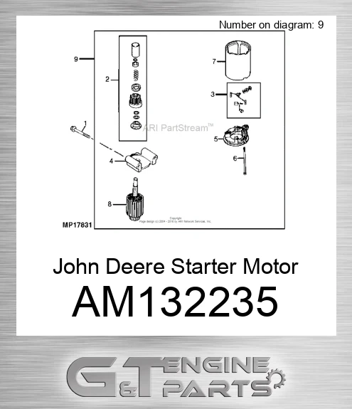 AM132235 Starter Motor