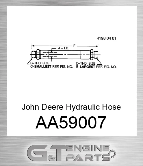 AA59007 Hydraulic Hose