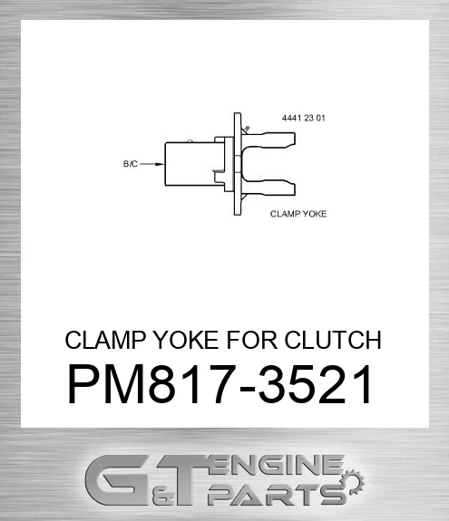 PM817-3521 CLAMP YOKE FOR CLUTCH