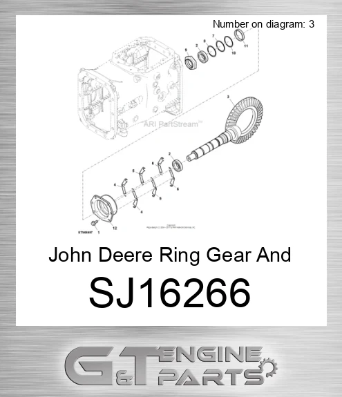 SJ16266 Ring Gear And Pinion