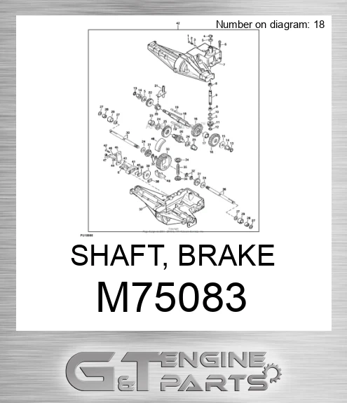 M75083 SHAFT, BRAKE