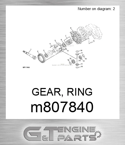 M807840 GEAR, RING
