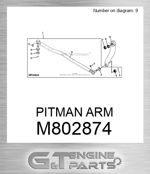M802874 PITMAN ARM