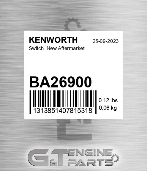 BA26900 Switch New Aftermarket