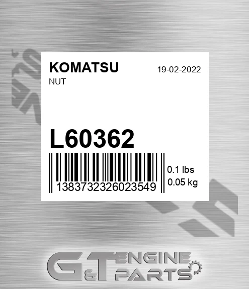 L60362 Nut
