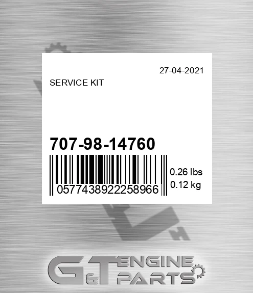 707-98-14760 SERVICE KIT