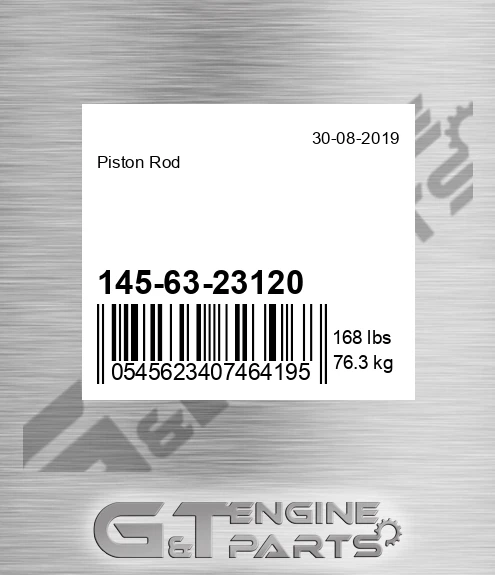 145-63-23120 Piston Rod