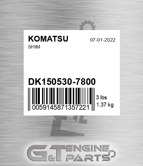 DK150530-7800 SHIM