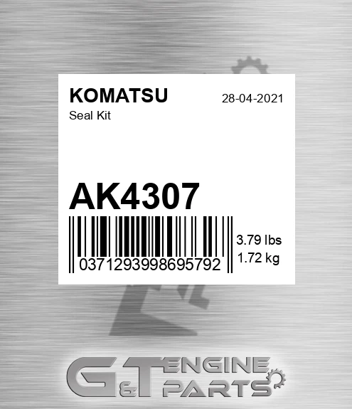 Ak4307 Seal Kit