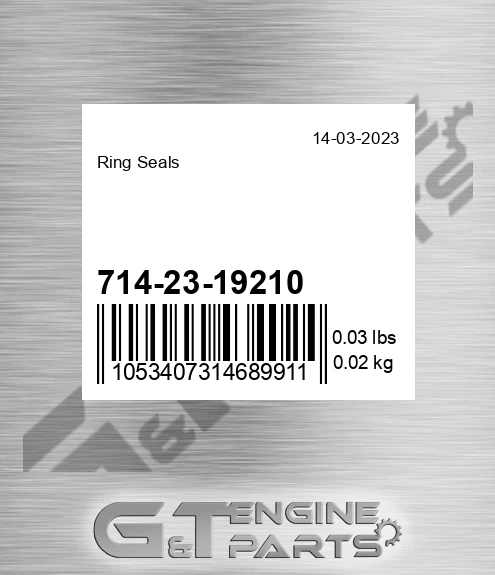 714-23-19210 Ring Seals