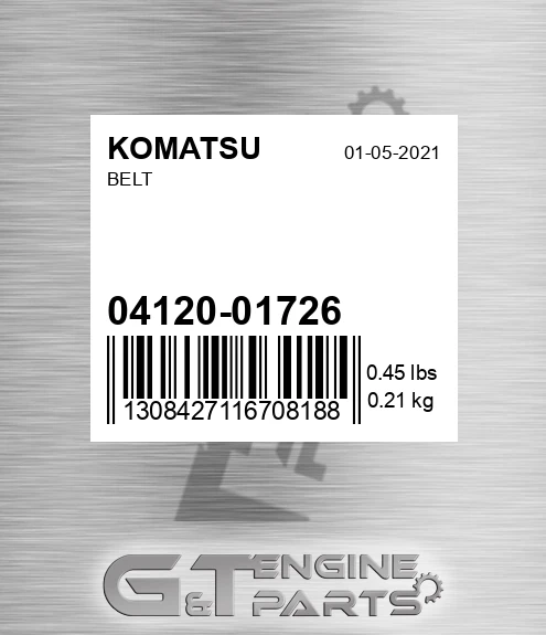 04120-01726 Belt for KOMATSU