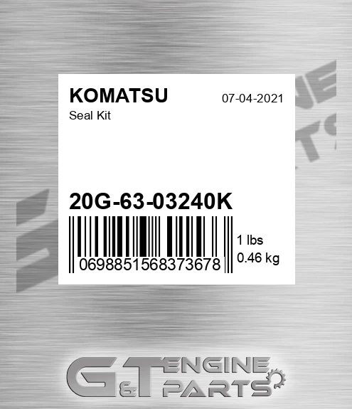 20G-63-03240K Seal Kit