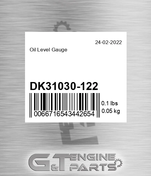 Dk31030-122 Oil Level Gauge