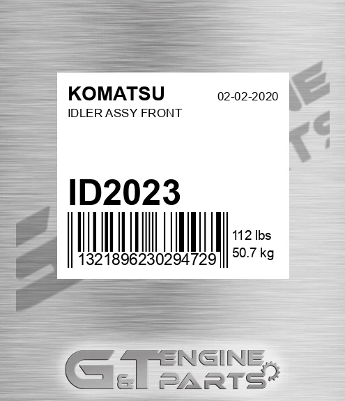 ID2023 IDLER ASSY FRONT