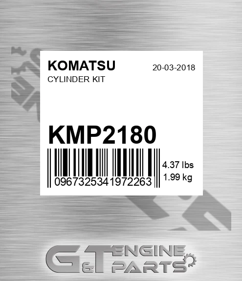 KMP2180 CYLINDER KIT