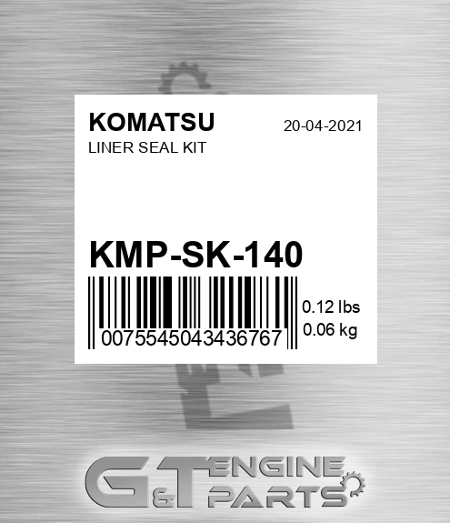 KMP-SK-140 LINER SEAL KIT