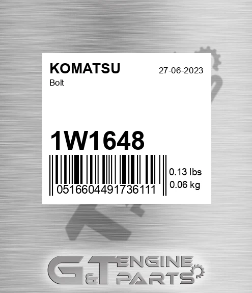 1W1648 Bolt