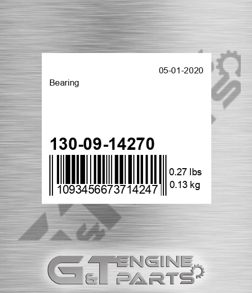 130-09-14270 Bearing