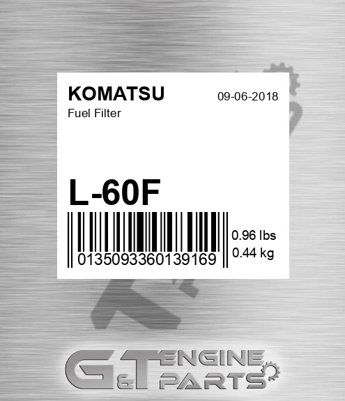 L-60F Fuel Filter