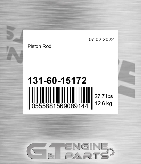 131-60-15172 Piston Rod