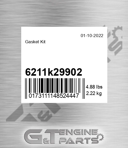 6211k29902 Gasket Kit