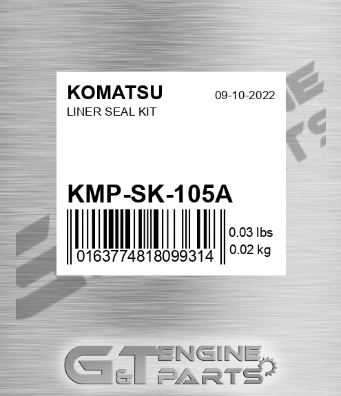 KMP-SK-105A LINER SEAL KIT