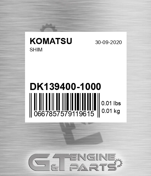 DK139400-1000 SHIM