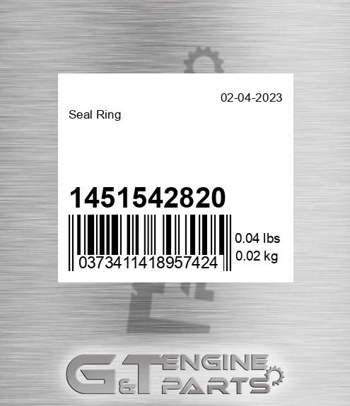 1451542820 Seal Ring
