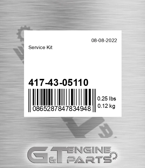 417-43-05110 Service Kit