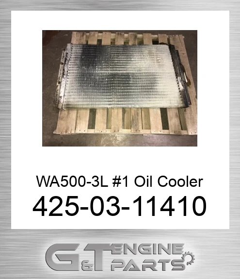 425-03-11410 WA500-3L #1 Oil Cooler