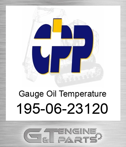 195-06-23120 Gauge Oil Temperature