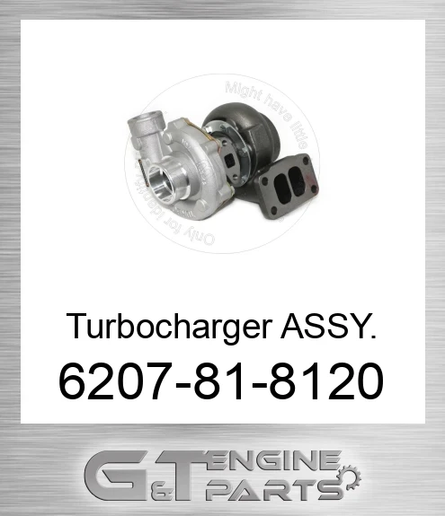 6207-81-8120 Turbocharger ASSY.