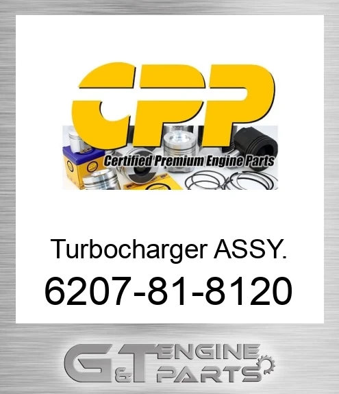6207-81-8120 Turbocharger ASSY.