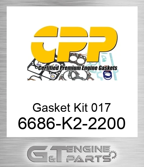 6686-K2-2200 Gasket Kit 017