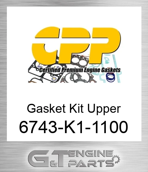 6743-K1-1100 Gasket Kit Upper