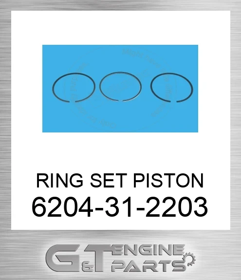6204-31-2203 RING SET PISTON