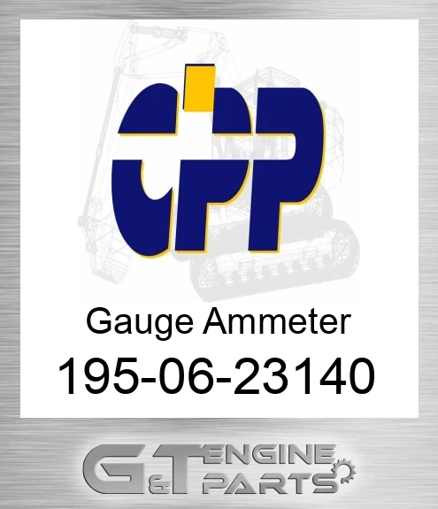 195-06-23140 Gauge Ammeter