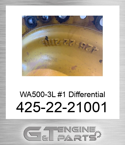 425-22-21001 WA500-3L #1 Differential Assembly, Front