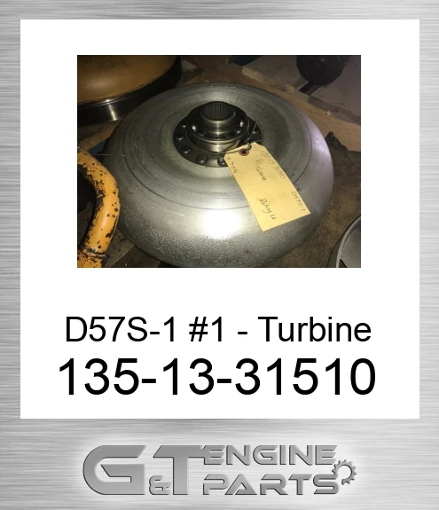 135-13-31510 D57S-1 #1 - Turbine
