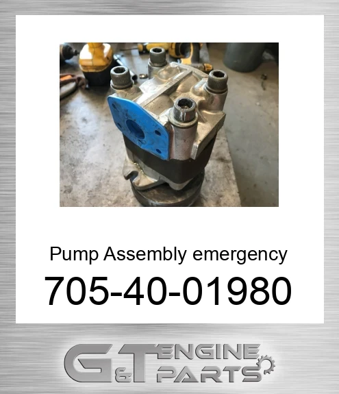705-40-01980 Pump Assembly emergency Steering