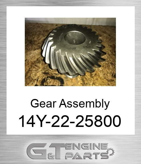 14Y-22-25800 Gear Assembly
