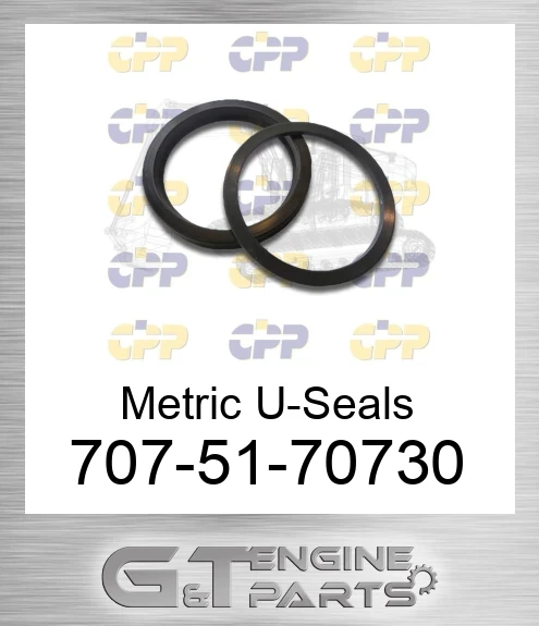 707-51-70730 Metric U-Seals