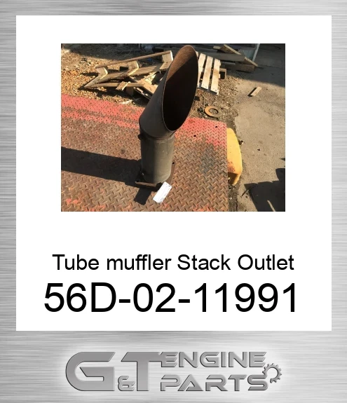56D-02-11991 Tube muffler Stack Outlet