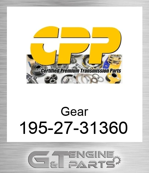 195-27-31360 Gear